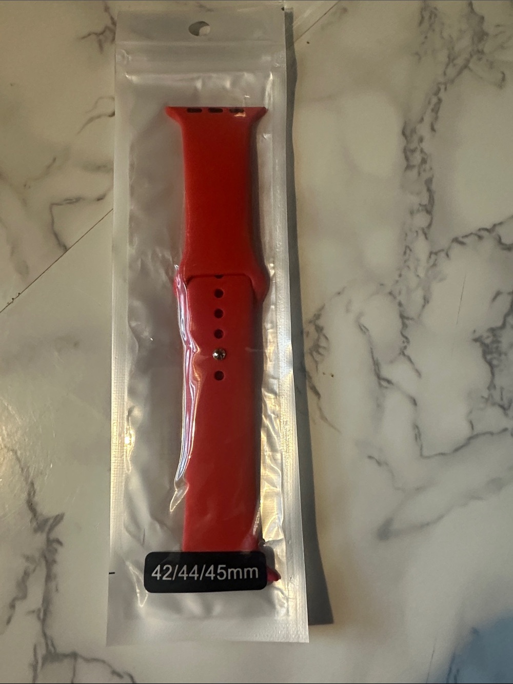Apple Red Silicone Watch Band for 42/44/45mm